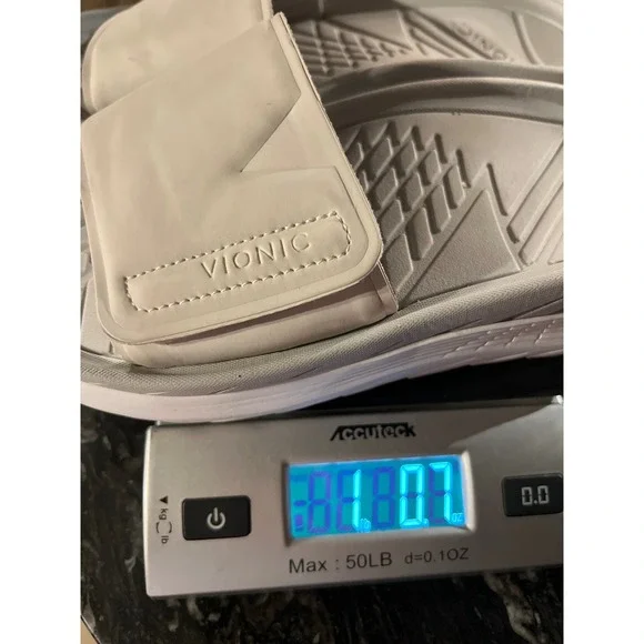 Vionic Rejuvenate Slides‎ Sandals Women's 8 Gray Orthotic Comfort Beach Resort - Picture 9 of 9